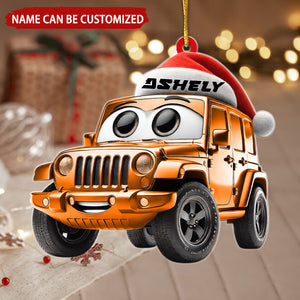 Christmas Cute Off-road Car Personalized Ornament, Off-road Lover Christmas Gift