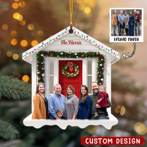 Our Family 2024 - Personalized Custom Photo Mica Ornament - Christmas Gift For Family Members