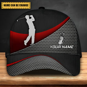 Personalized Golf Metal Multicolor Classic Cap