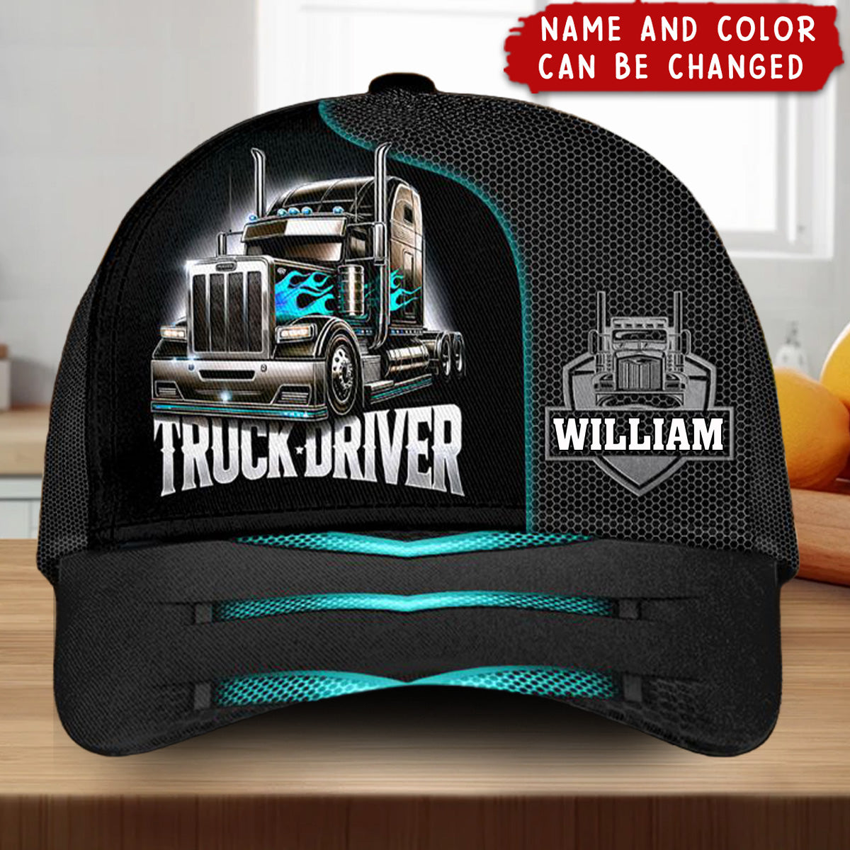 Born To Truck Personalized Name Classic Cap For Truck Driver