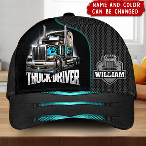 Born To Truck Personalized Name Classic Cap For Truck Driver
