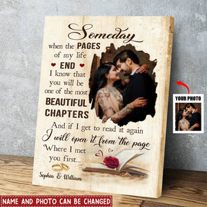 Beautiful Chapters - Personalized Photo Canvas