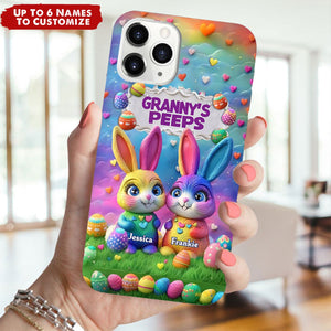 Grandma's Bunnies - Personalized Grandma Full Print Phone Case