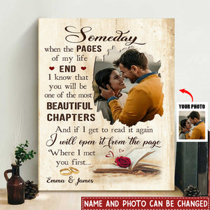 Beautiful Chapters - Personalized Photo Canvas