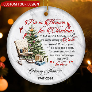 You Are Deeply Missed Memorial Personalized Ceramic Ornament