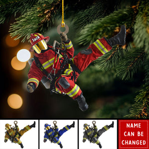 Personalized Firefighter Ornaments - Gifts For Firefighter