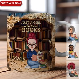 Where Books Are, Magic Happens - Personalized Custom Mug - Christmas Gift For Book Lovers