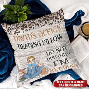 Just One More Chapter - Personalized Pocket Pillow, For Him