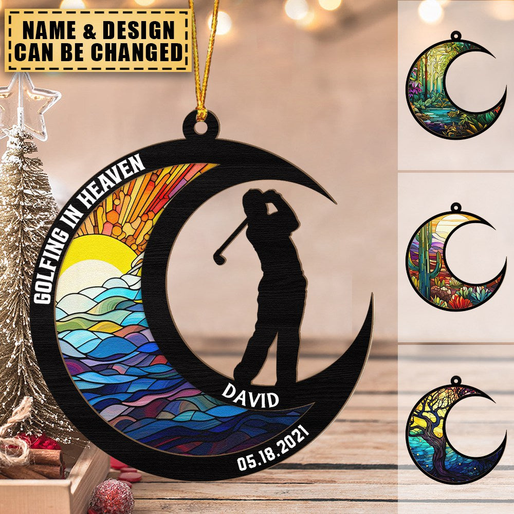 Love Fishing Personalized Arcylic Ornament - newsvips