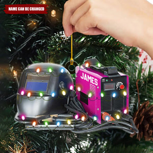 Personalized Welder Christmas Ornament - Gift For Welder