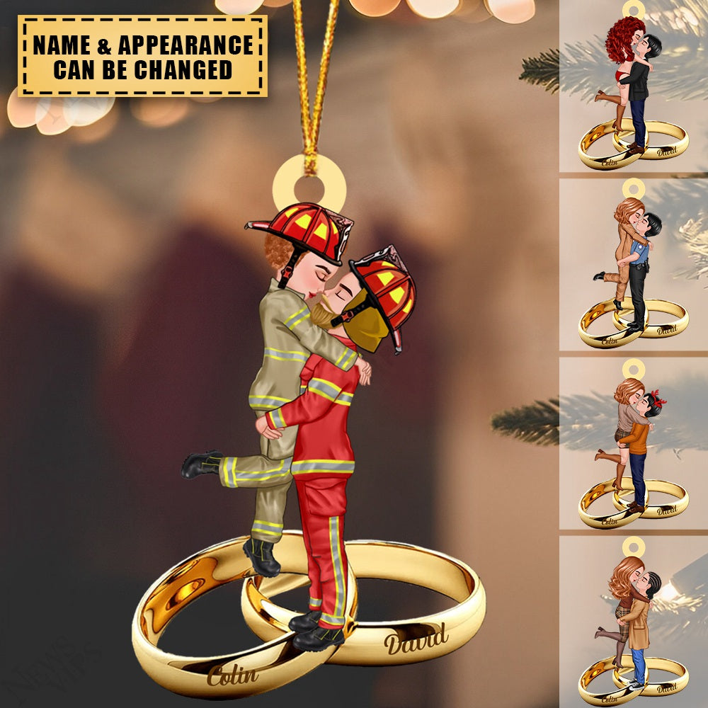 Love Fishing Personalized Arcylic Ornament - newsvips