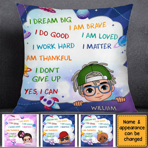 I Dream Big Grandson Pillow