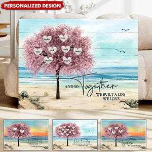 Together We Make A Family - Personalized Canvas