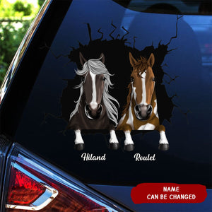 Personalized Horse Decal Gift For Horse Lovers