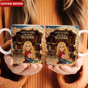 Where Books Are, Magic Happens - Personalized Custom Mug - Christmas Gift For Book Lovers