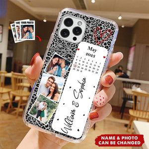 Custom Photo Calendar Family Name The Day Our Journey Began - Gift For Family - Personalized Phone Case