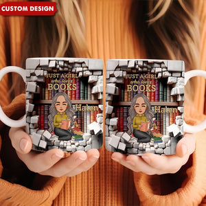 Books Are A Gateway To The World And Beyond - Personalized Mug - Christmas Gift For Book Lovers