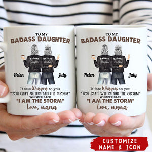 To My Bada** Daughter From Mom - Personalized Mug