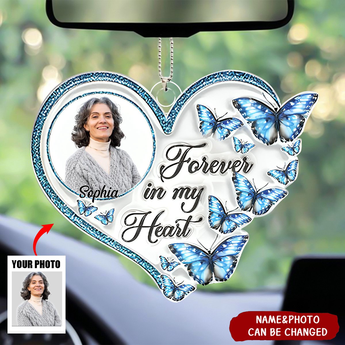 Forever In My Heart - Personalized Memorial Ornament