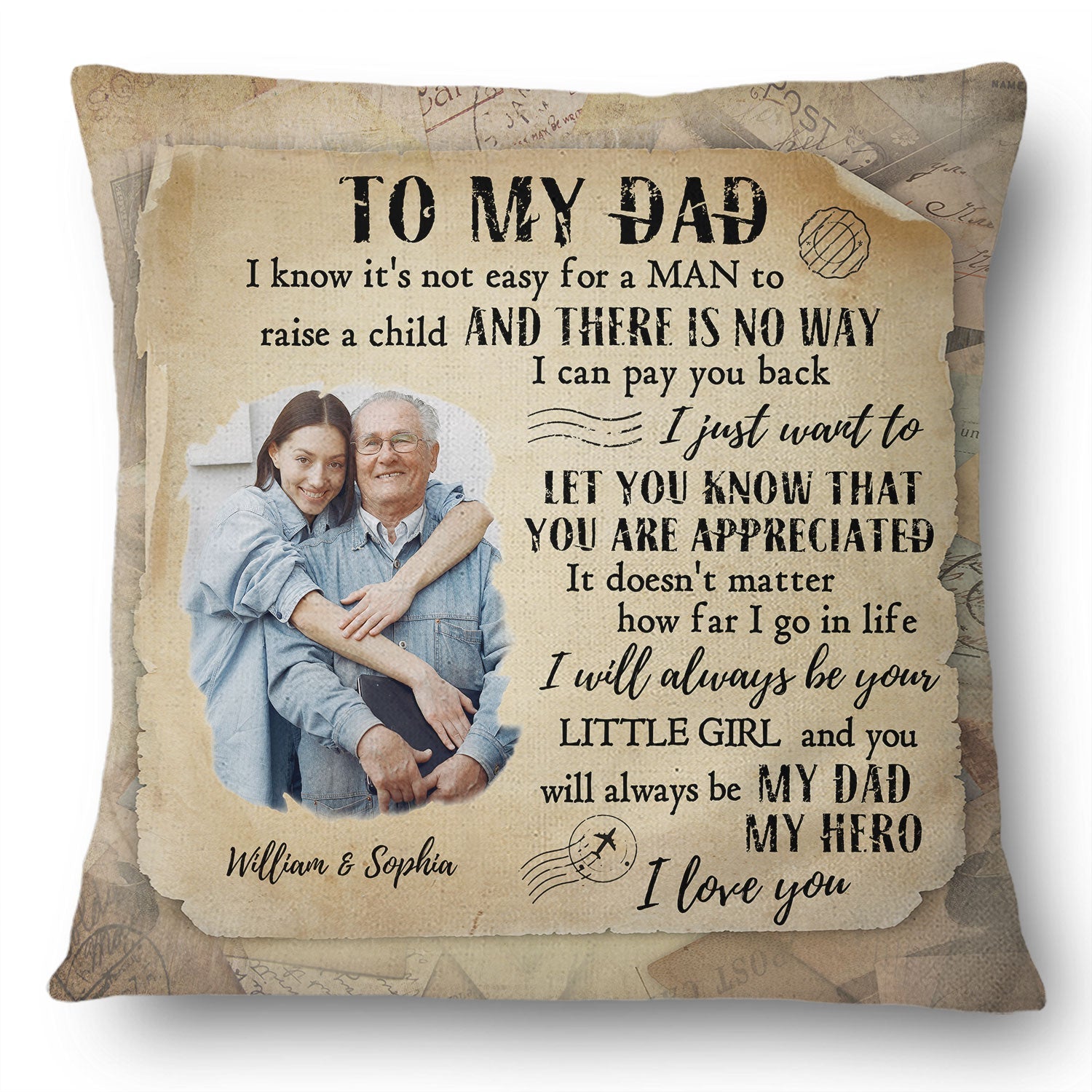 Picture pillow, Memory picture pillow, pillow gift, Personalized