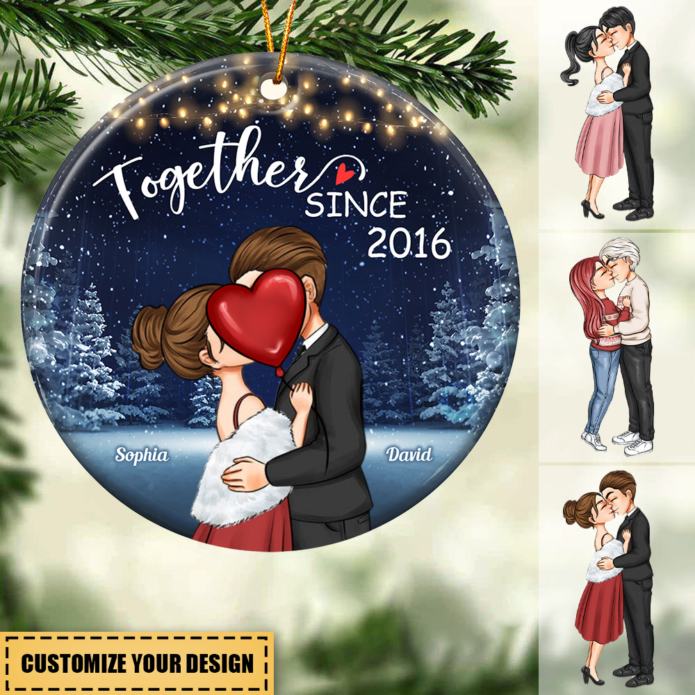 We Are Together - Personalized Ceramic Ornament