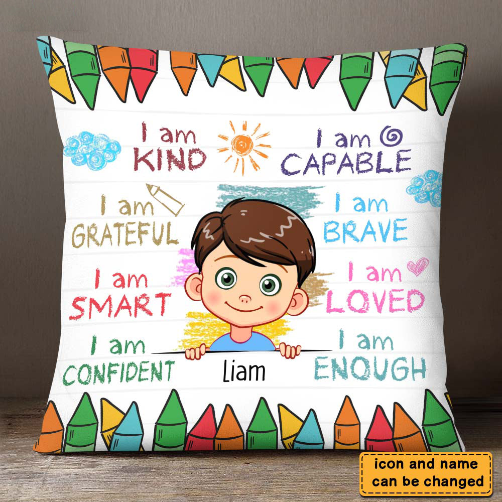 Gift For Grandson I Am Kind Pillow