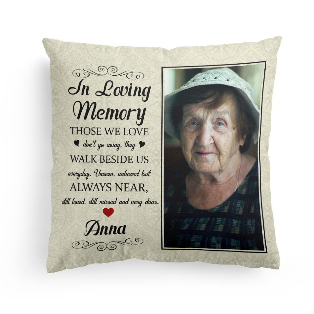 In Loving Memory - Personalized Pillow - Anniversary, Memorial, Loving Gift For Family Members