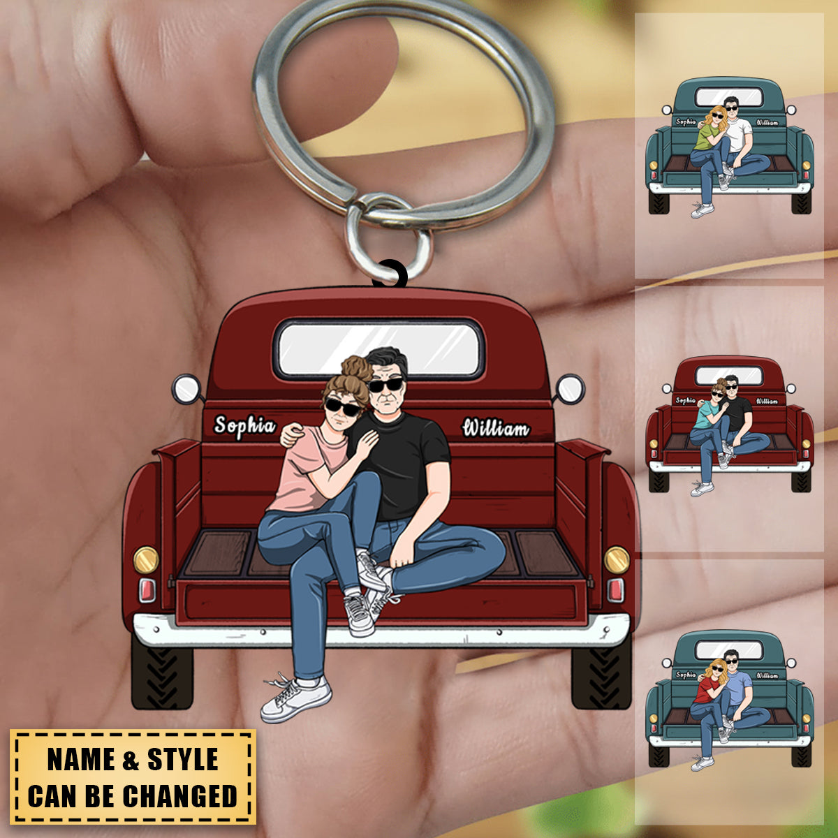 Gifts Boyfriend Birthday, Custom Truck Keychain