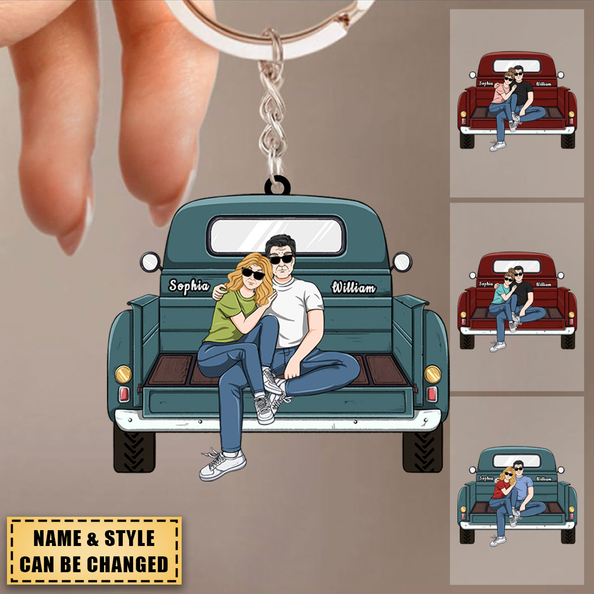 Gifts Boyfriend Birthday, Custom Truck Keychain