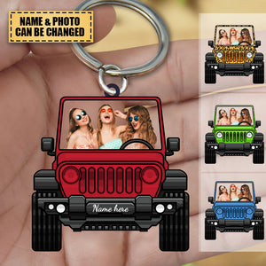 Personalized Off-Road Car Keychain -Gift For Couple friend and sister