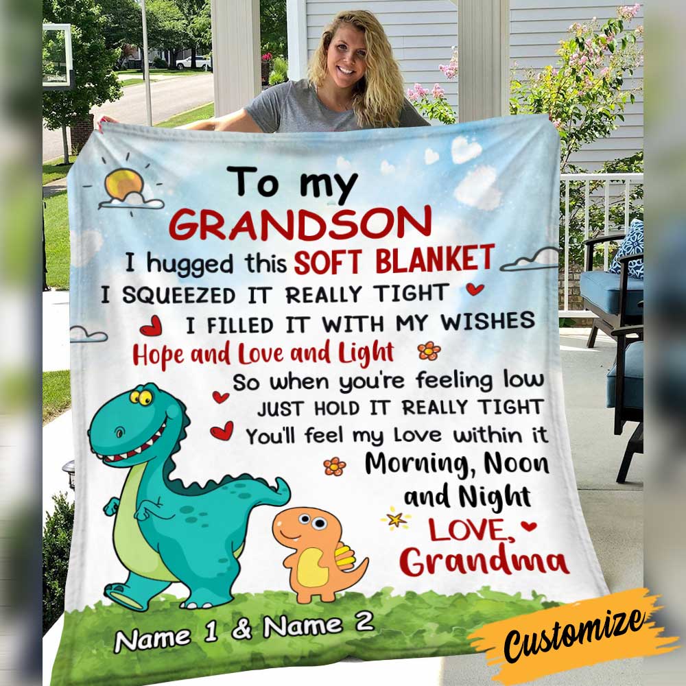 Dear Mom - From Son - Personalized Giant Love Letter Blanket - SS361