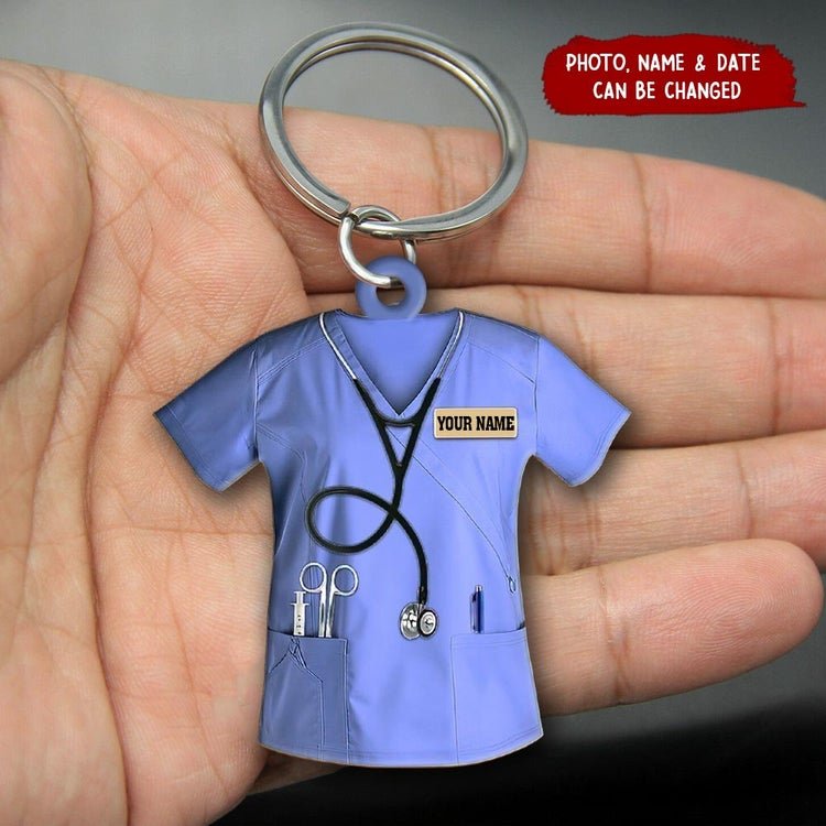 2022 Personalized Nurse Scrubs - Gift For Nurse Acrylic Ornament