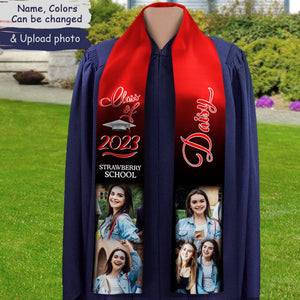 Photo Class of 2023 Stoles Sash, Graduation Gift, Senior Gift