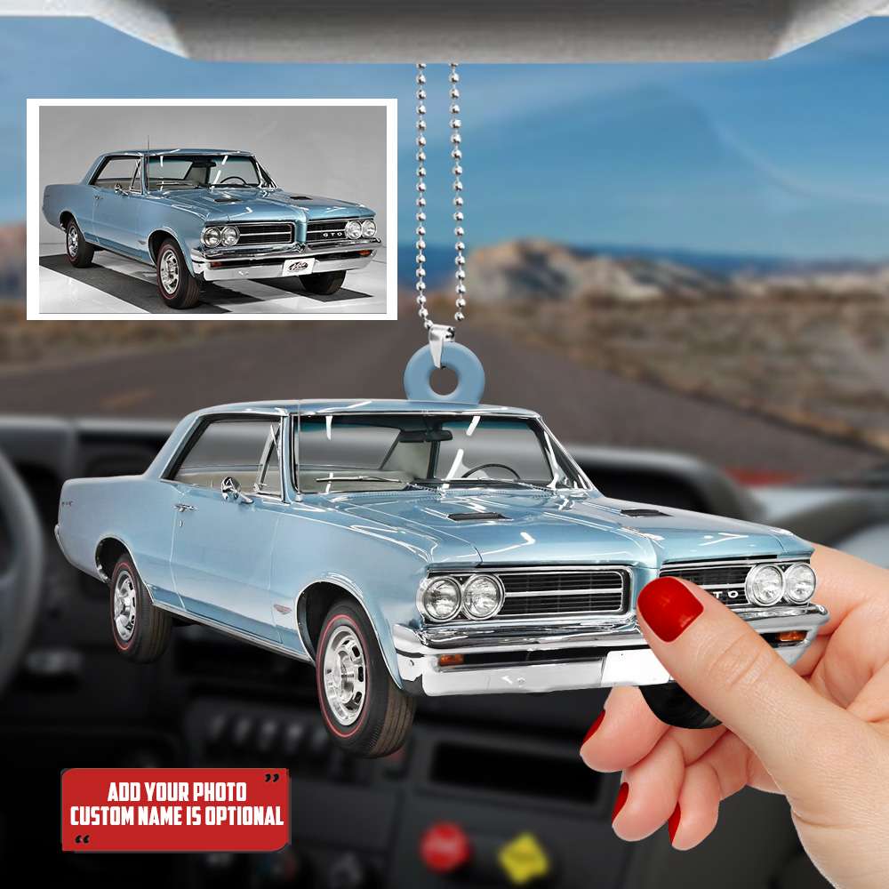 Custom Flat Car Ornament, Upload Car Photo, Gift For Car Lovers